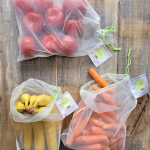 Pack 10 bolsas reusables RPET tamaño L (30x40)