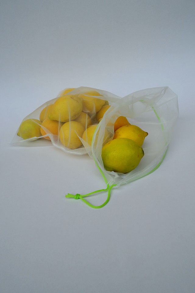 Pack 5 bolsas reusables RPET tamaño L (30x40) - Imagen 4